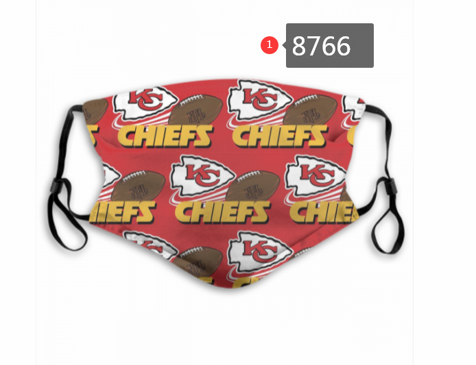2020 Kansas City Chiefs 232 Dust mask with filter